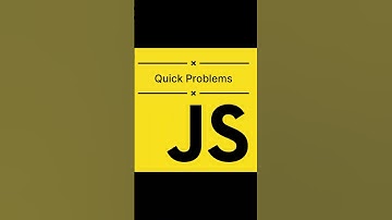 Quick JS Problems - 2 Palindromic Array #jsproblems #whatsTheOutput #learnjavascript #codechallenges