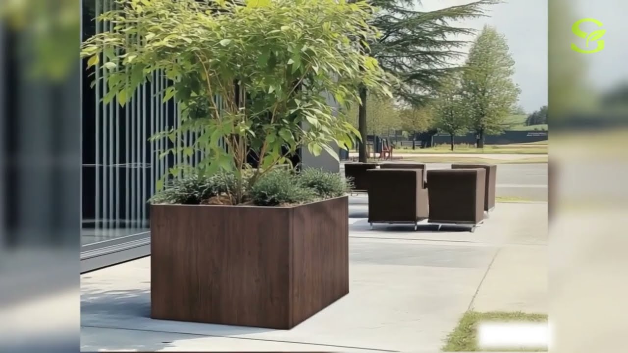 Jardinieră metalică termoizolată SG03150 150x40x70