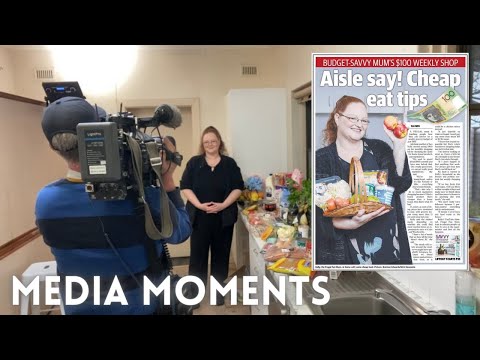 FRUGAL FUN MUM ON SUNRISE TV / NEWSPAPER ARTICLE / BEHIND THE SCENES / COMMENTS