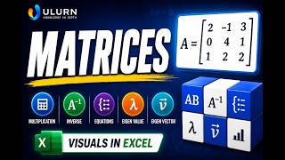 Matrices Explained | Matrix Algebra, Inverse, Eigenvalues & Eigenvectors with Excel
