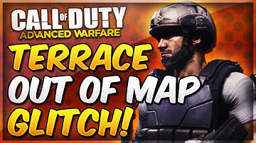 COD Advanced Warfare Out of The Map TERRACE Glitch After Patch! (AW Terrace Glitches)