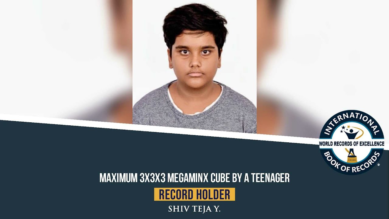MAXIMUM 3X3X3 MEGAMINX CUBE BY A TEENAGER