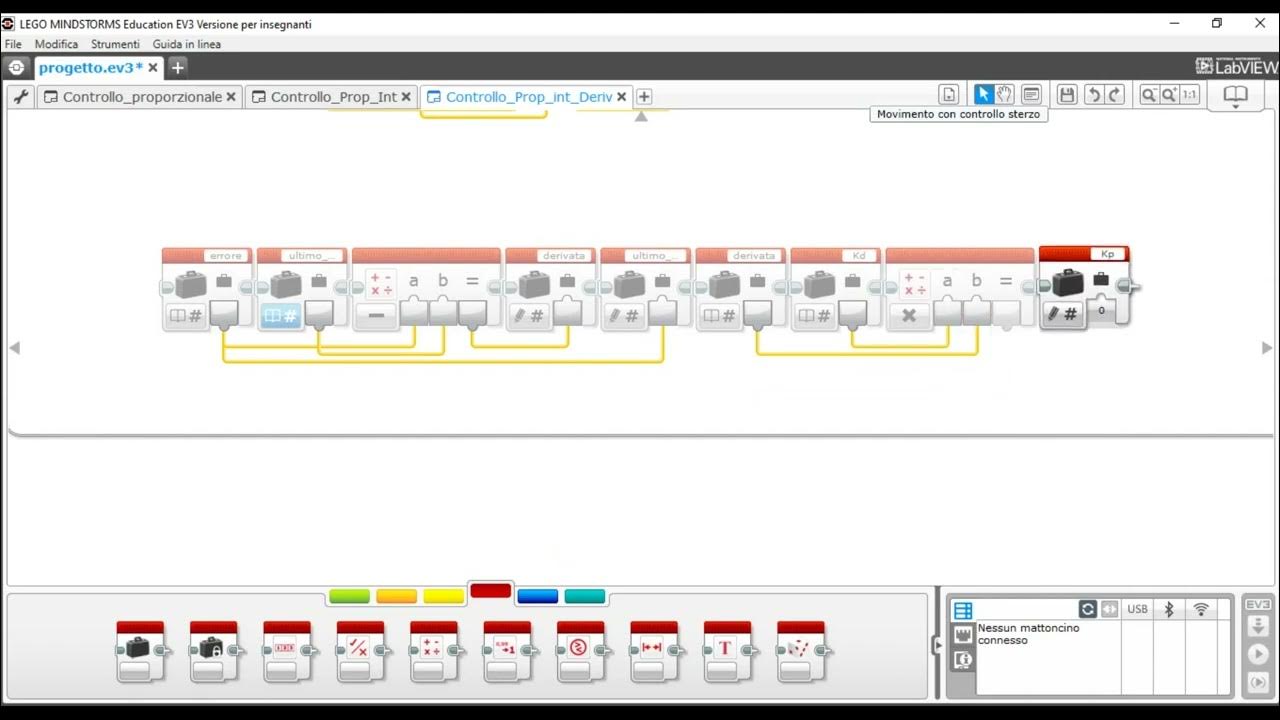EV3 LabVIEW Line follower PID - YouTube