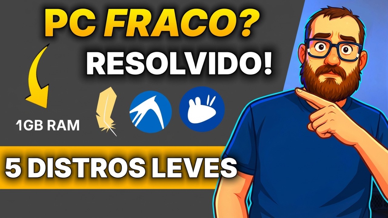 Top 5 Linux Para Reviver Seu PC Fraco e Antigo - YouTube