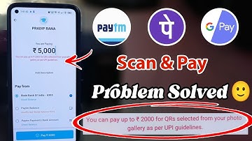 you can pay up to 2 000 for qr selected from your photo gallery as per upi guidelines