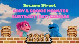 Sesame Street  Abby  Cookie Monster Subtract eat Cookies  A Kd Productions Puppet Show