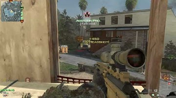 MW3 - MSR Quickscope Gameplay