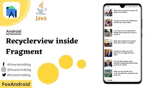 Recyclerview in Fragment Android Studio Tutorial || Recyclerview || Fragment || Java || 2023 screenshot 5