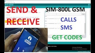 SEND-RECEIVE SMS-CALLS SIM-800l Arduino