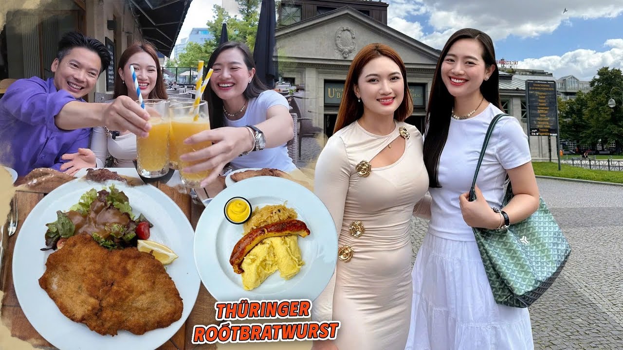 Berlin| Bữa ăn Đặc biệt Chia tay Cẩm Tiên TV trở về Thuỵ Điển🇸🇪 | ÁNH KUA