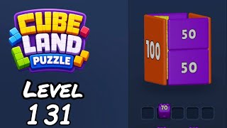 Cube Land Puzzle Level 131 Walkthrough