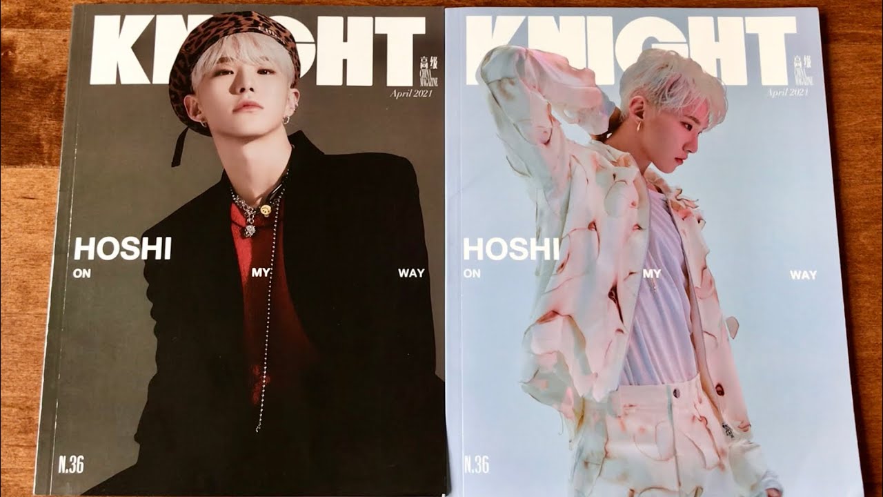 Unboxing] Hoshi's Knight Magazine (both versions with photocards