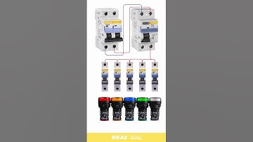 How to Connect Multiple Pilot Light（Indicator ） to a Miniature Circuit Breaker.