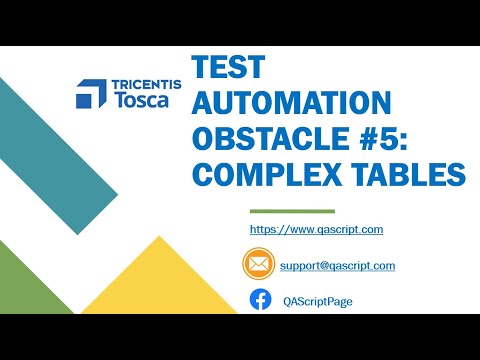 Tosca Tutorial | Lesson 111 - Complex Table Interactions | Dynamic Rows  | Obstacle 5 |