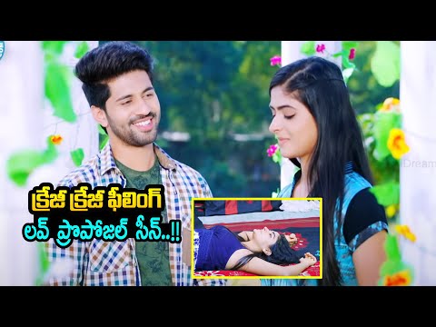 క్రేజీ క్రేజీ ఫీలింగ్ లవ్ ప్రొపోజల్ సీన్..!! | Crazy Crazy Feeling Movie Love Scenes | Viswanth
