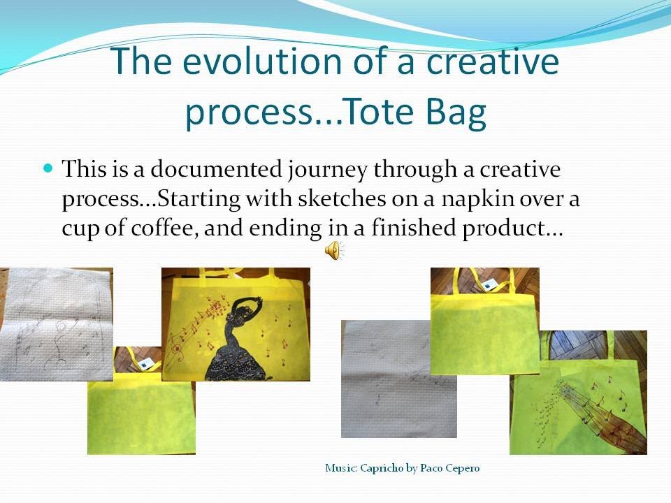 Evolution of a creative process...Tote-bag