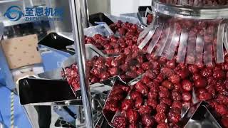 Red dates 4-side seal bag rotary type weight packing machine称重回转式给袋机 四边封 红枣