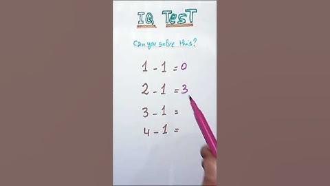 iQ Test Can You Solve This 😄 #maths #mathproblem #mathstricks