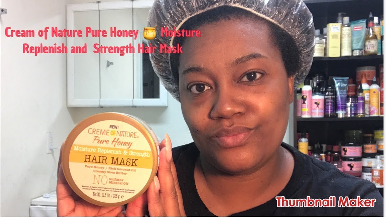 Cream of Nature Pure Honey 🍯 Hair Mask Review!!! YouTube