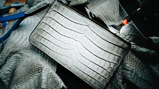 I Made A $4000 Hermes Crocodile Clutch With Scraps!