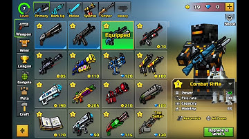 Combat rifle - pixeln gun 3D