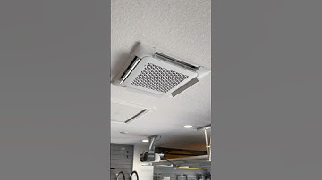 Samsung 4-Way Cassette Mini Split Designed for those who demand the best! #samsung #minisplit #4ways