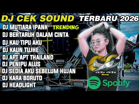 CEK SOUND VIRAL🐰DJ MUTIARA X BERTARUH DALAM CINTA BASS NULUP MBEDIL MBEDIL TERBARU 2026