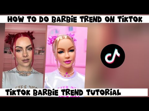 How to do barbie trend on tiktok | New baribe trend tutorial | Barbie tiktok trend | New trend