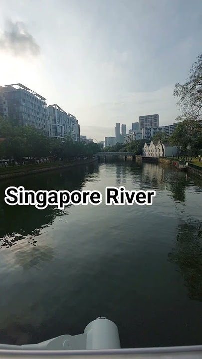 Singapore River #shortvideo #singapore #riverside