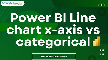 Power BI Line chart X-Axis continuous vs Categorical type | Microsoft Power BI Tutorials| Power  BI