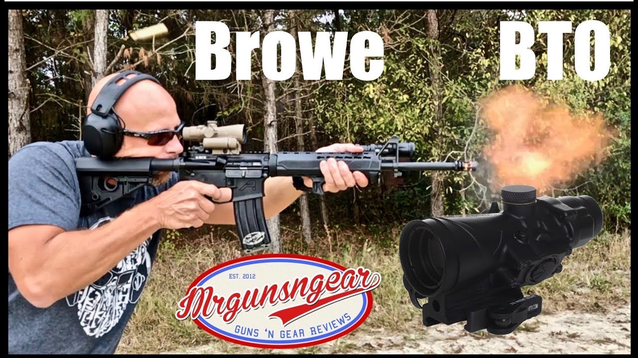 outdoors unlimited Browe BTO 4x32 Prism Scope Review: Trijicon ACOG Killer?