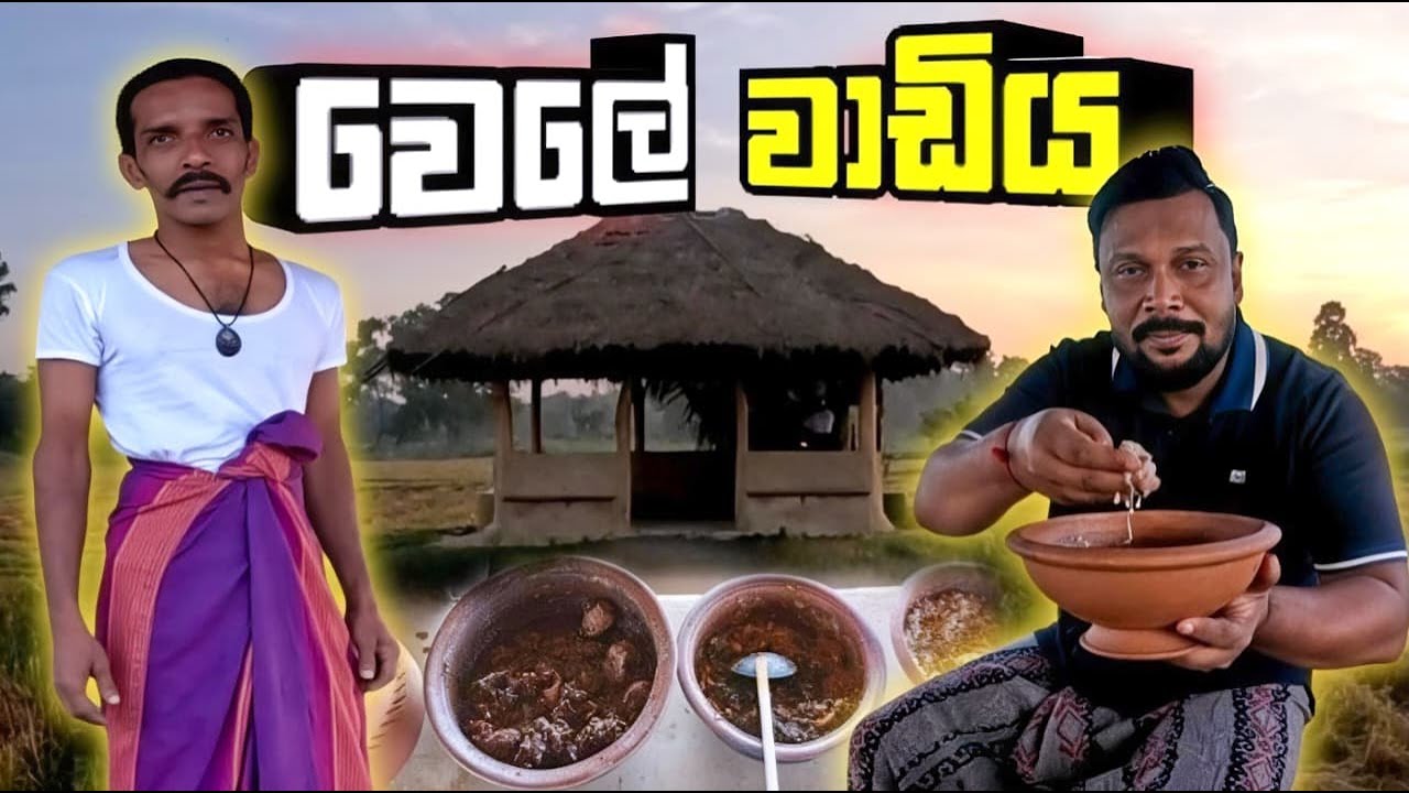 වෙලේ වාඩියේ හදපු සුපිරි කෑම වේල | හීනටි බත් | කළුකුම් මස් | තැල්කොළ ඇබුල | Vlog 67