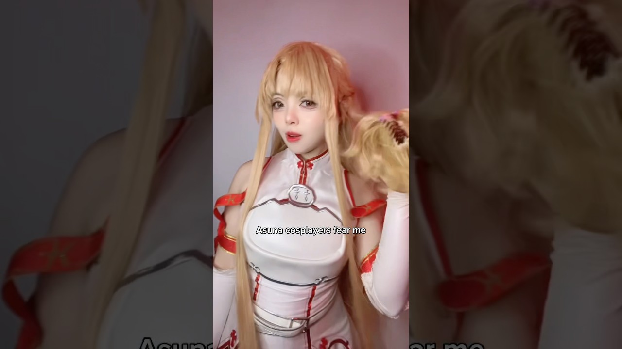 Perfectionist 😩✨Wig styled by me #Asuna #asunacosplay #asunayuuki #SAO #swordartonline