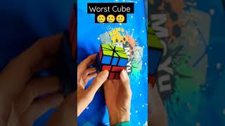 Worst Rubik's Cube that I own 🥲🥲🥲 #Shorts