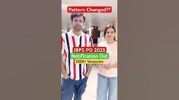 IBPS PO 2025 Notification out 📣 #ibpspo2025 #adda247 #Notification #viralmaths #navneetsir #sonamam