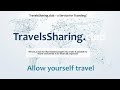 Project pitch of the TravelsSharing.club (Video presentation)