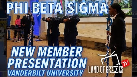They Took Over the Yard! Phi Beta Sigma at Vanderbilt University – Spring 2025 Probate 🔥