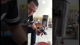 MOLLAR 1.4mm HVLP Spray gun Kapasitas besar