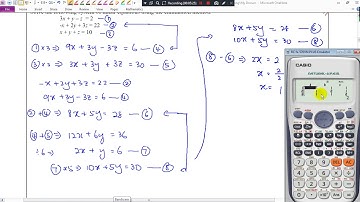 KSSM Form 4 Add Maths 3.1 System of Linear Equations in 3 Variables (Elimination method)