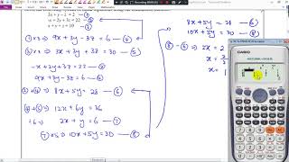 KSSM Form 4 Add Maths 3.1 System of Linear Equations in 3 Variables (Elimination method)