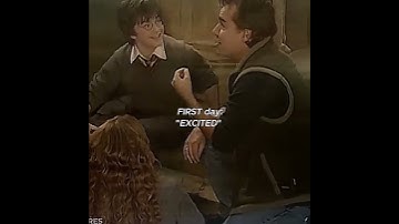|| first vs last day... || #potterheadforever