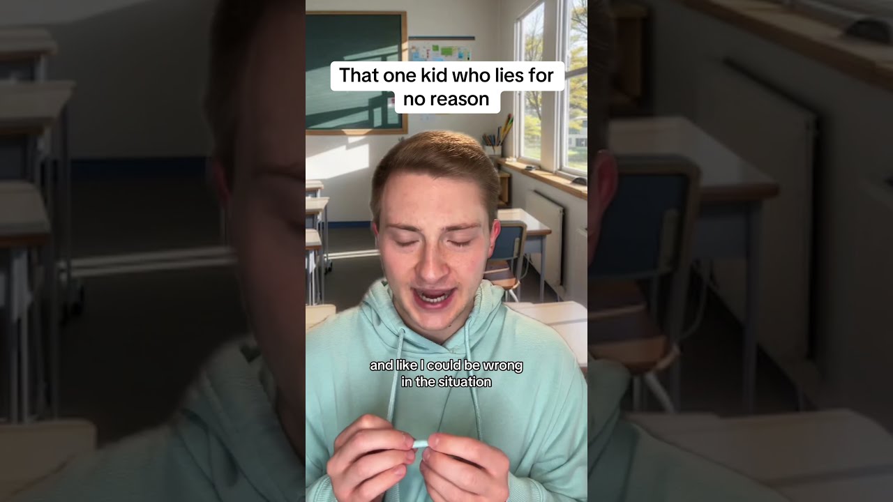 That One Kid Who Lies For No Reason Comedy Funnyschool School Teacher Pov
