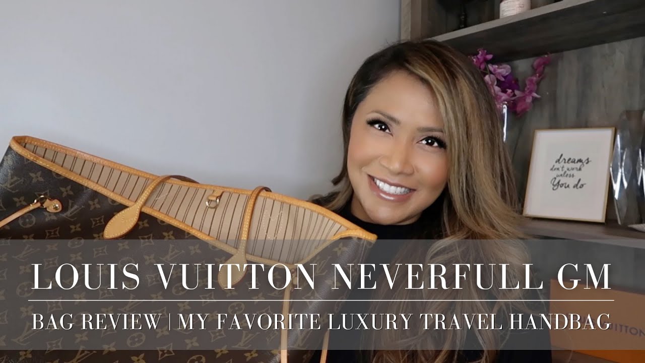 WHAT'S IN MY LOUIS VUITTON NEVERFULL GM - TRAVEL EDITION 