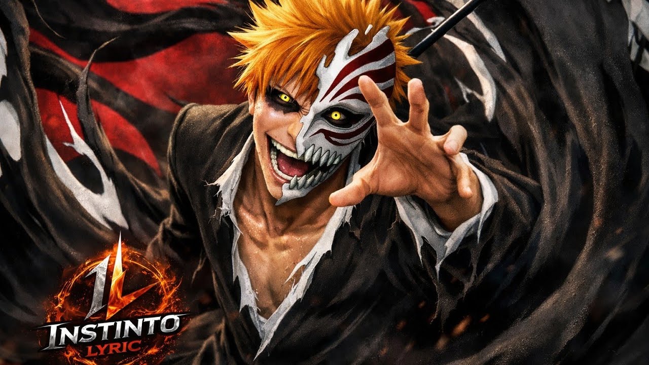 A MÁSCARA QUE EU SOU 🎭 | Rap do Ichigo (Bleach) | Instinto Lyric