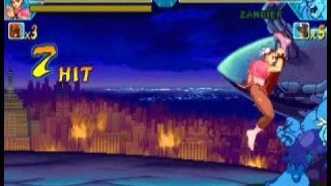 Marvel vs Capcom Chun-Li Airdash Infinite Tutorial by Marvel Knight