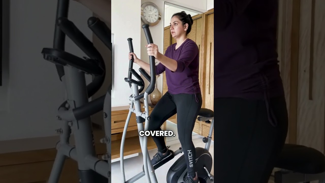 Boost Your Fitness with PowerMax EH-260S Elliptical Cross Trainer! #FITFORLIFE #PowerMax