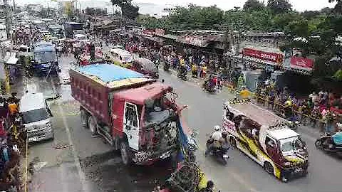 NEWS UPDATE: The area in Talisay, Cebu where an ac...