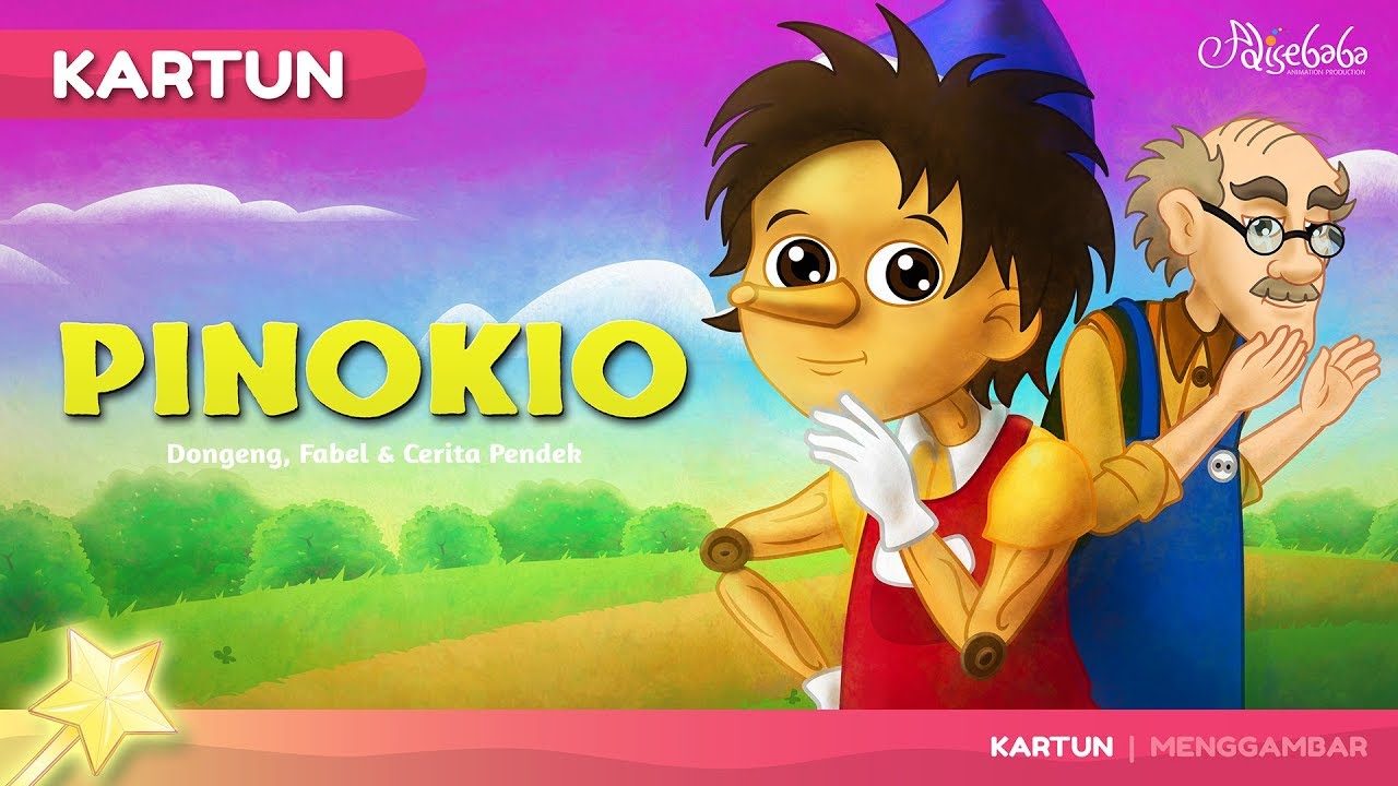Pinokio Cerita Untuk Anak  anak  Animasi Kartun  Bahasa  