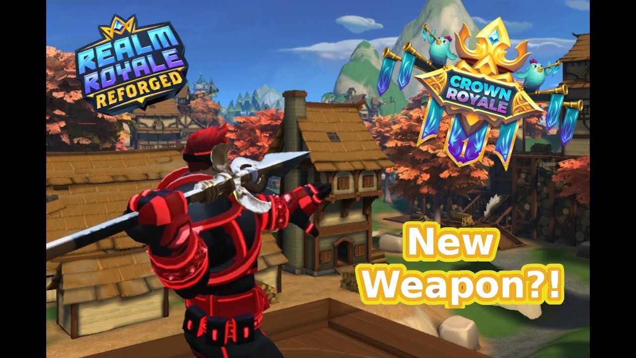 New PATCH!? New WEAPON!? | First game with the Javelin | REALM ROYALE REFORGED