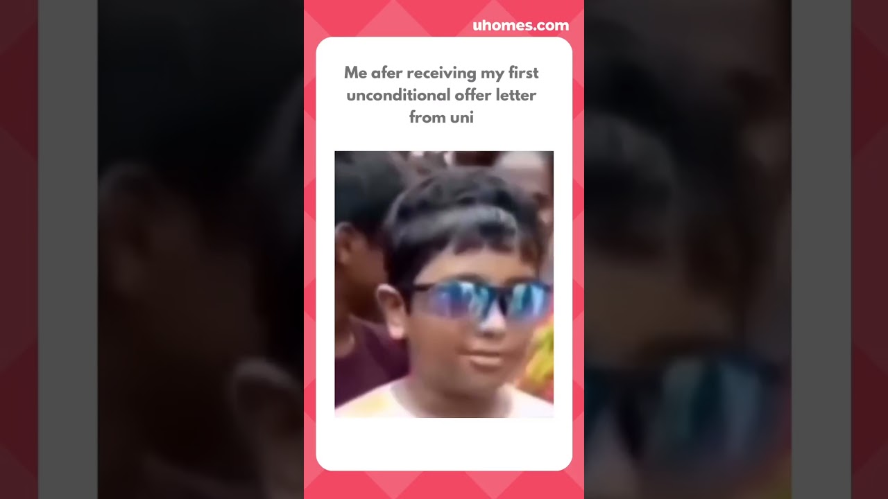 POV: You just got your first uni offer letter… and suddenly, you’re the main character! ✨🎉